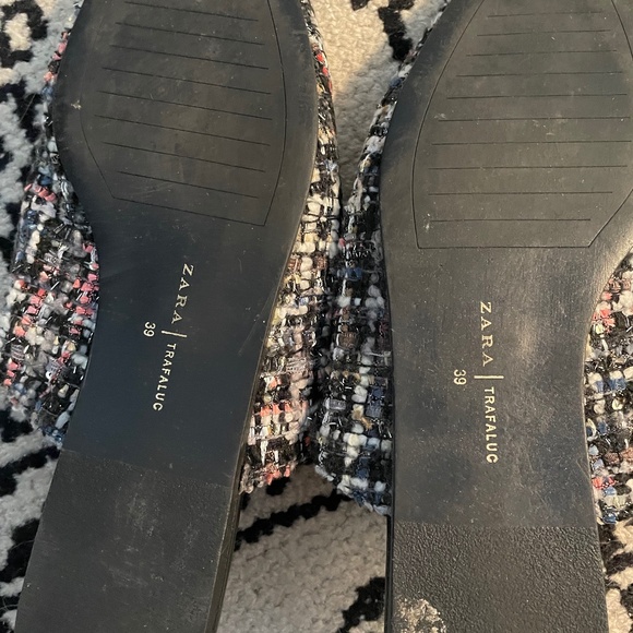 Zara Tweed Mules - Picture 2 of 2
